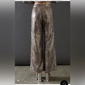 Snake print sequin wide leg trouser size 12